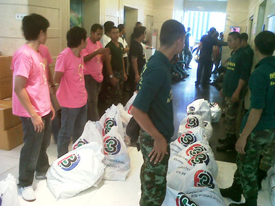 THAIGASCAR รายได้จากการติดแก๊ส บริจาคช่วยเหลือน้ำท่วม 54