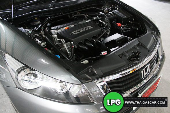 new accord g8 ติดตั้งแก๊สรถยนต์เสร็จเรียบร้อย