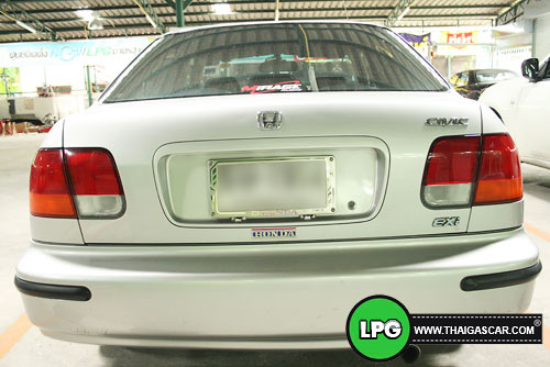 civic ตาโต ติดแก๊ส