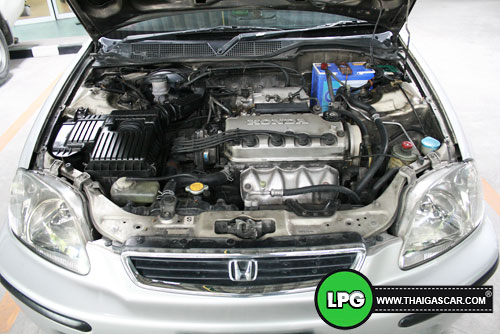 civic ตาโต ติดแก๊ส