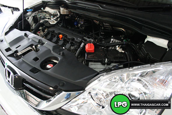 honda crv g3 ห้องเครื่อง ติดแก๊สแล้ว 3