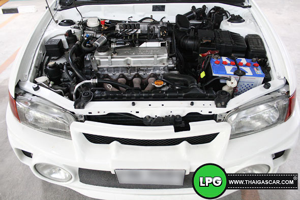 lancer ท้ายเบนซ์ ติดแก๊ส