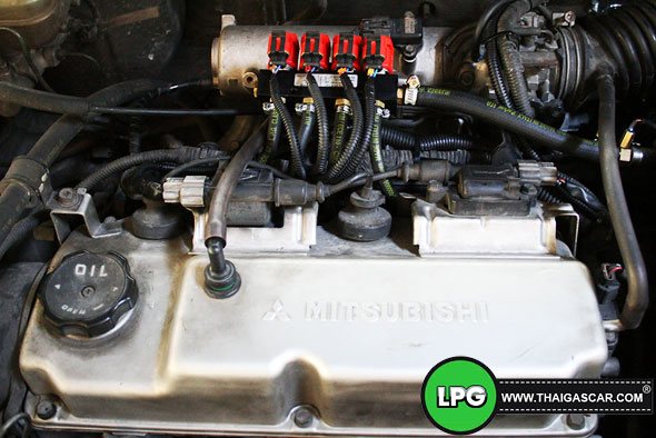 lancer cedia ติดแก๊ส