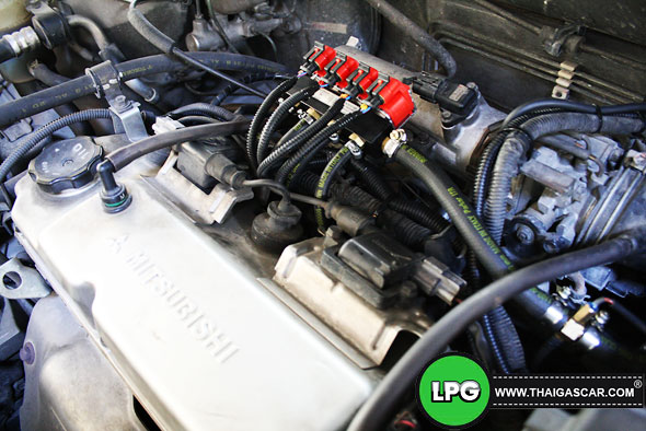 lancer cedia ติดแก๊ส