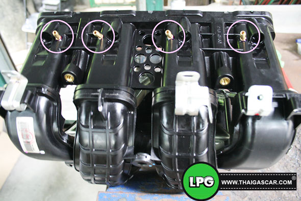 mitsubishi laner ex ฝังหัวฉีดแก๊ส 2