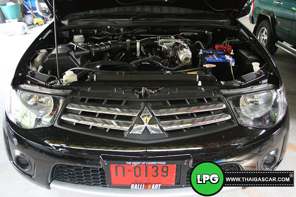 triton cab เบนซิน ติดแก๊ส