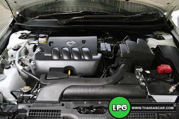 nissan new teana ห้องเครื่องหลังติดตั้งเสร็จ 3