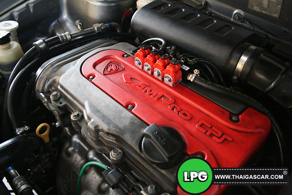 proton gen2 เครื่องยนต์ campro หลังติดตั้งแก๊สรถยนต์