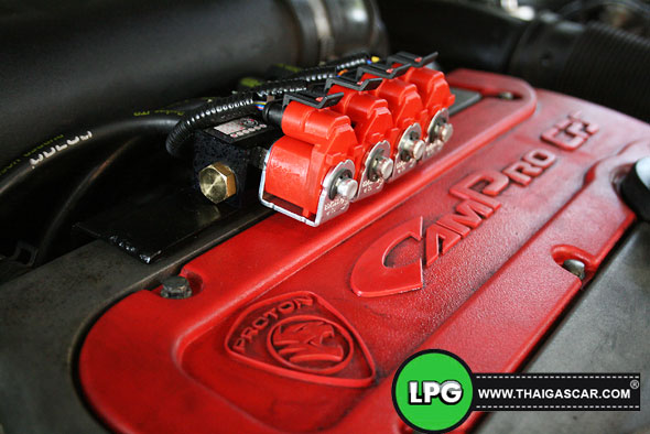 proton gen2 เครื่องยนต์ campro หลังติดตั้งหัวฉีด