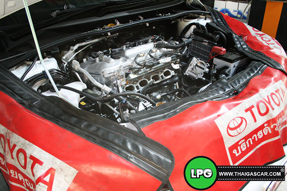 toyota altis dualvvti 1.6 ถอดท่อร่วมไอดี มาติดแก๊ส