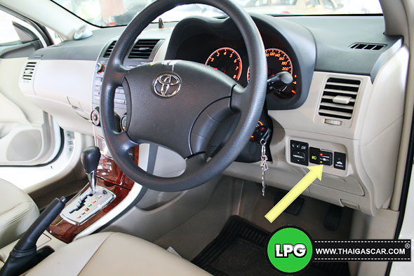 toyota altis dualvvti 1.6 ตำแหน่ง Autoswitch ควบคุมระดับแก๊ส