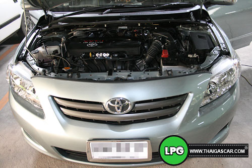 new altis ติดแก๊ส